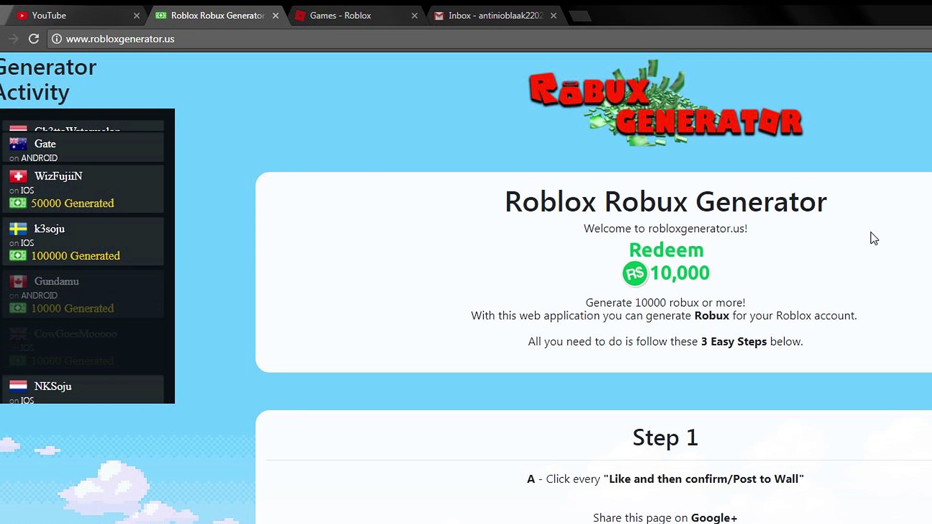Download robux generator